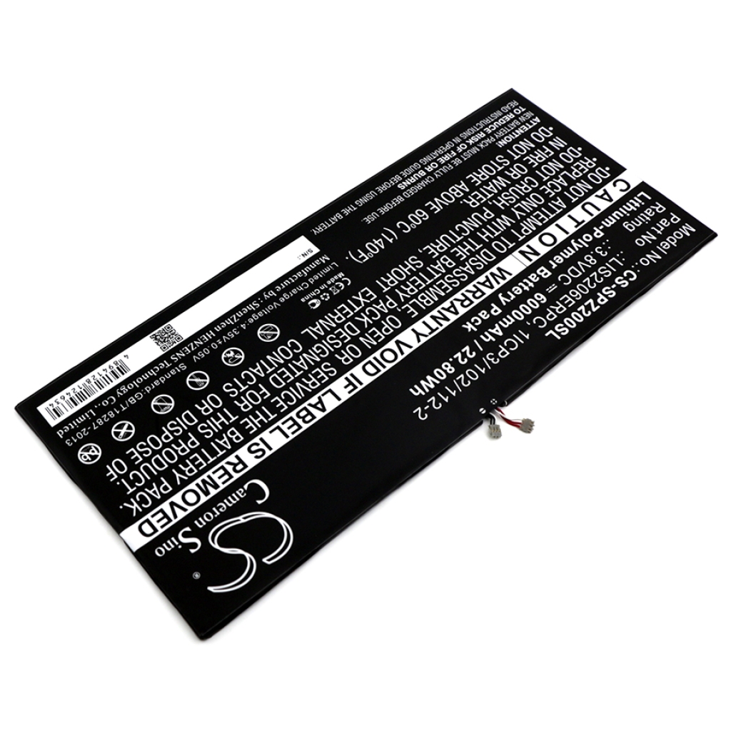 Tablet Battery Sony CS-SPZ200SL