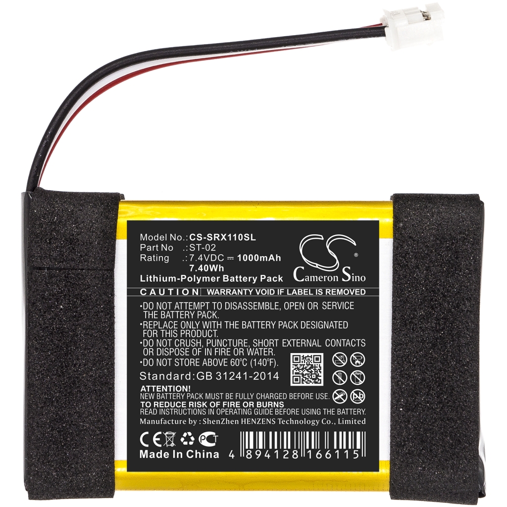 Speaker Battery Sony CS-SRX110SL