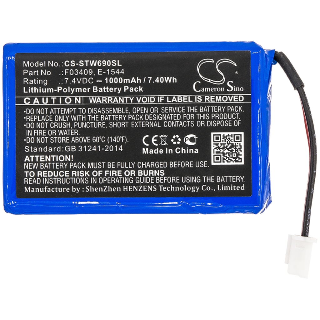 Power Tools Battery Satlink WS-6909 (CS-STW690SL)