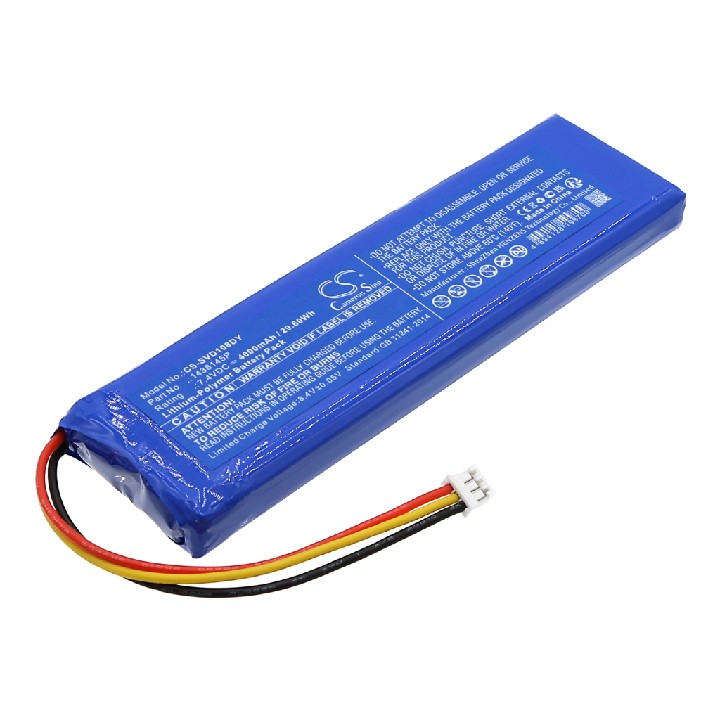 DVD Player Battery Sylvania CS-SVD108DY