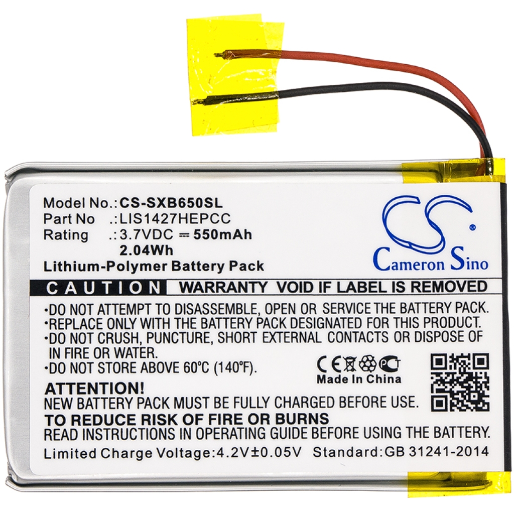 Wireless Headset Battery Sony MDR-DS6500 (CS-SXB650SL)