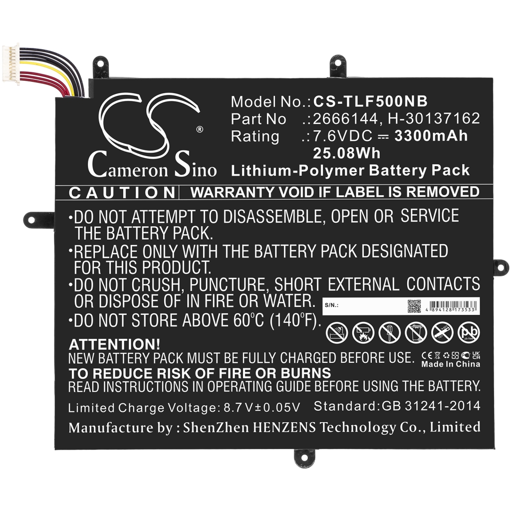 Battery Replaces H-30137162