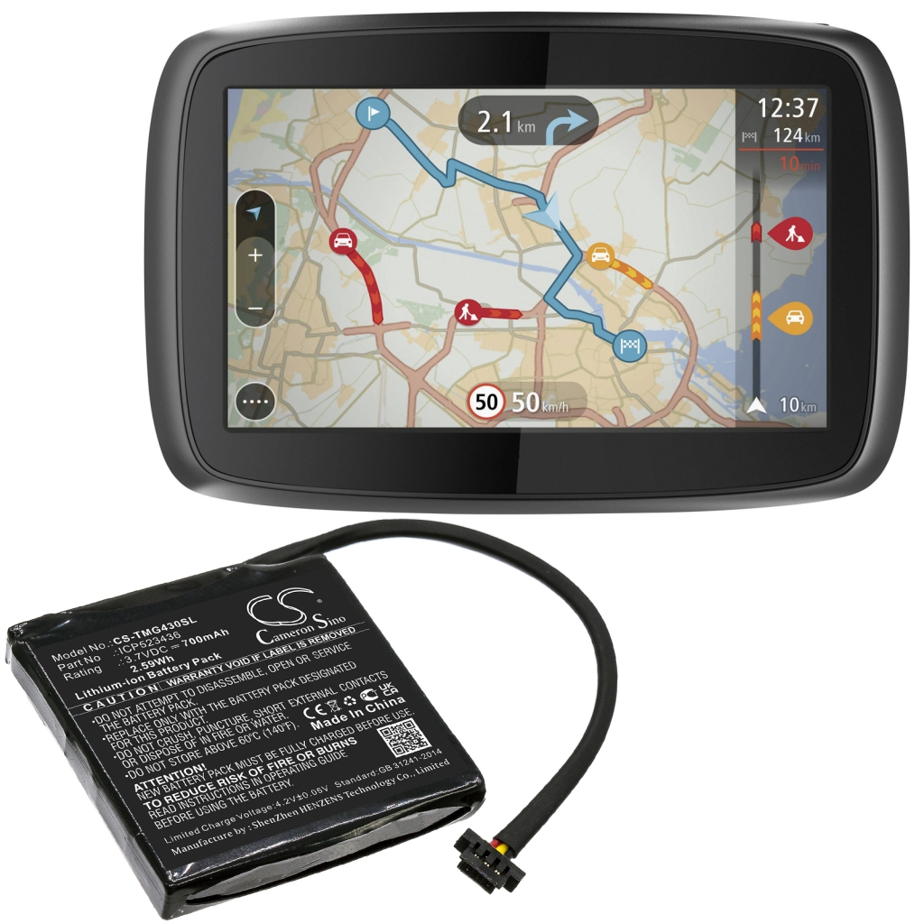 Akkumulátorok a navigációhoz (GPS) TomTom CS-TMG430SL