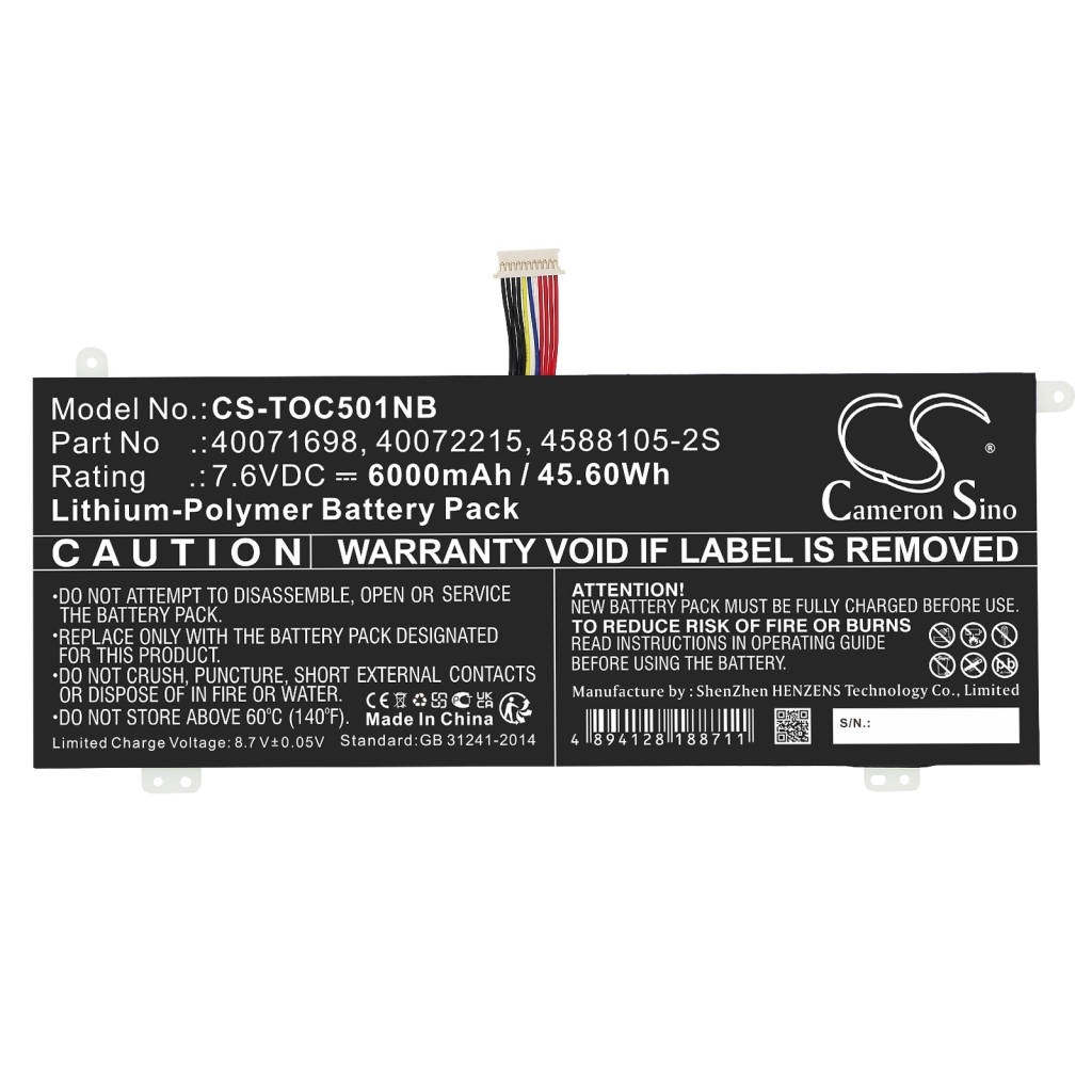 Notebook battery Medion Akoya E15403(MSN 30026724) (CS-TOC501NB)