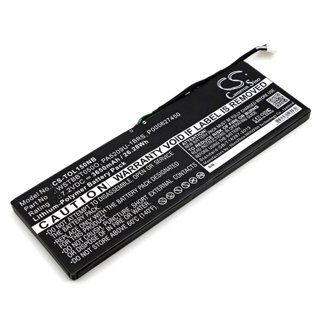 Notebook battery Toshiba Satellite L10W-CBT2N0 (CS-TOL150NB)