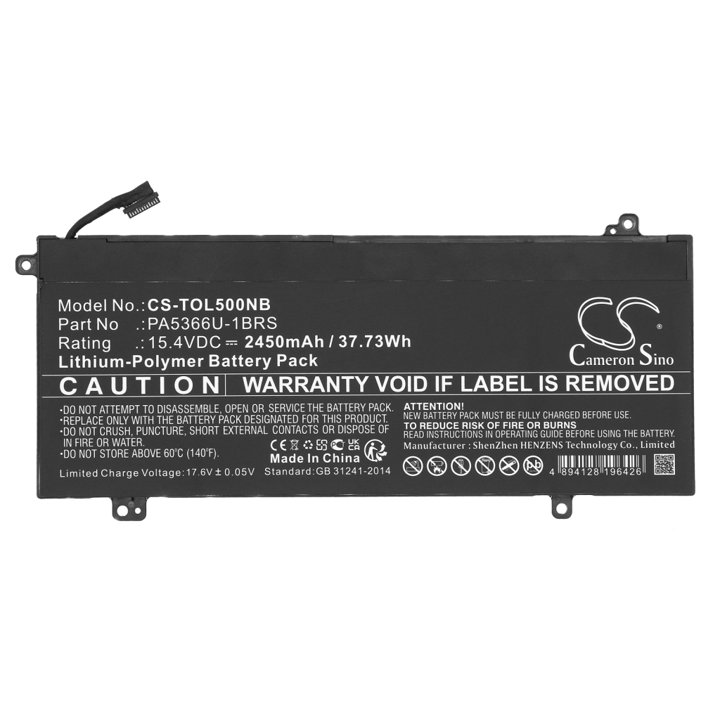 Notebook battery Toshiba Satellite Pro L50-G-13L (CS-TOL500NB)