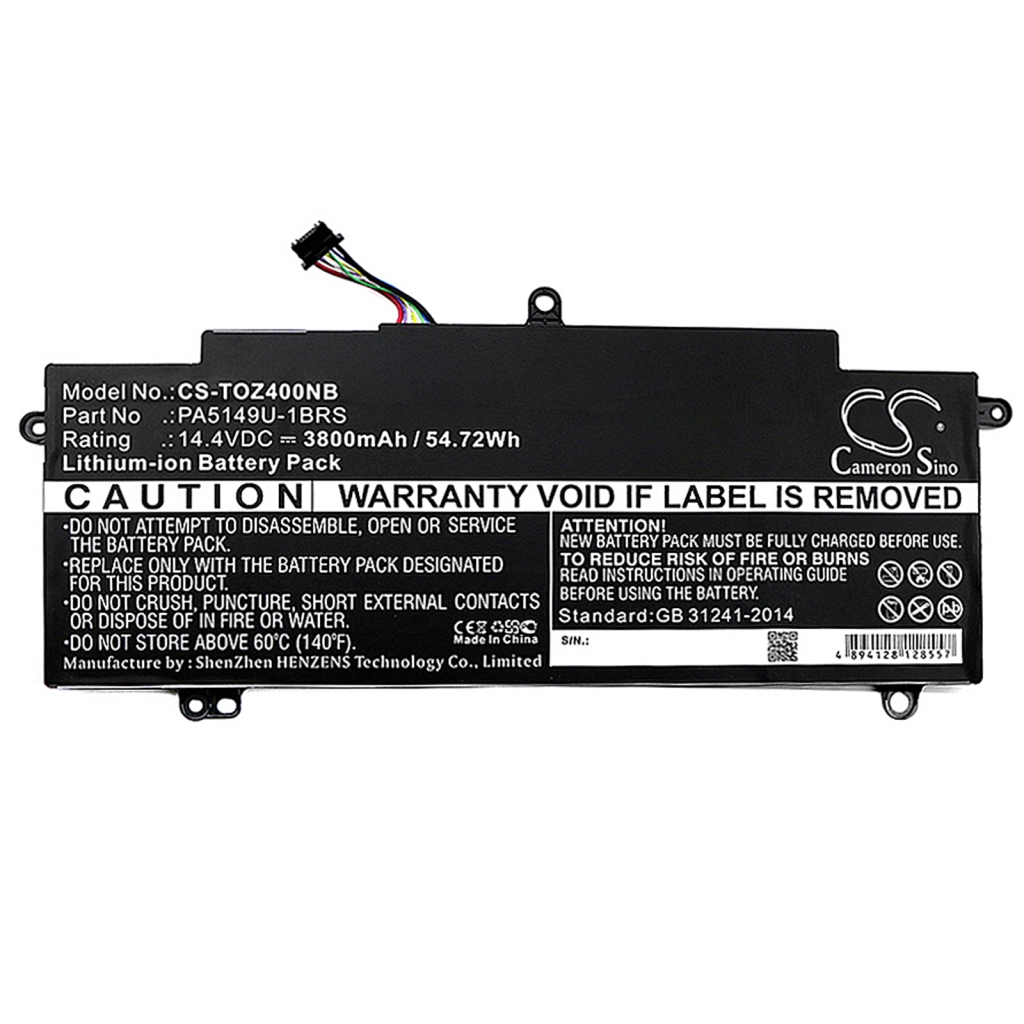 Notebook battery Toshiba Tecra Z50-A-16L (CS-TOZ400NB)