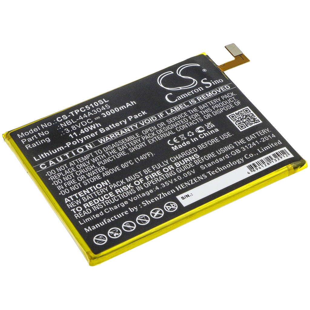 Mobile Phone Battery Neffos TP702B (CS-TPC510SL)