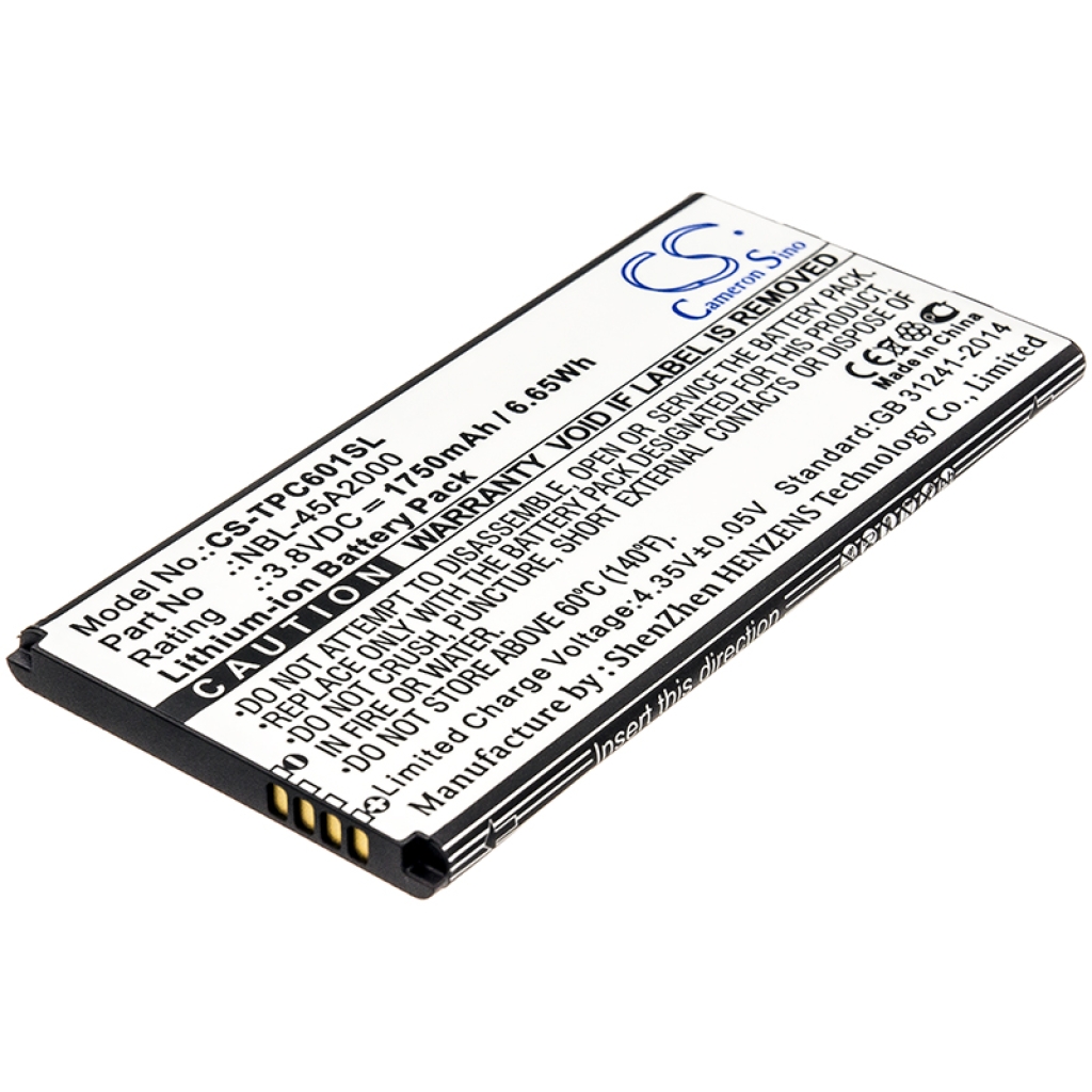 Mobile Phone Battery Neffos TP601C (CS-TPC601SL)