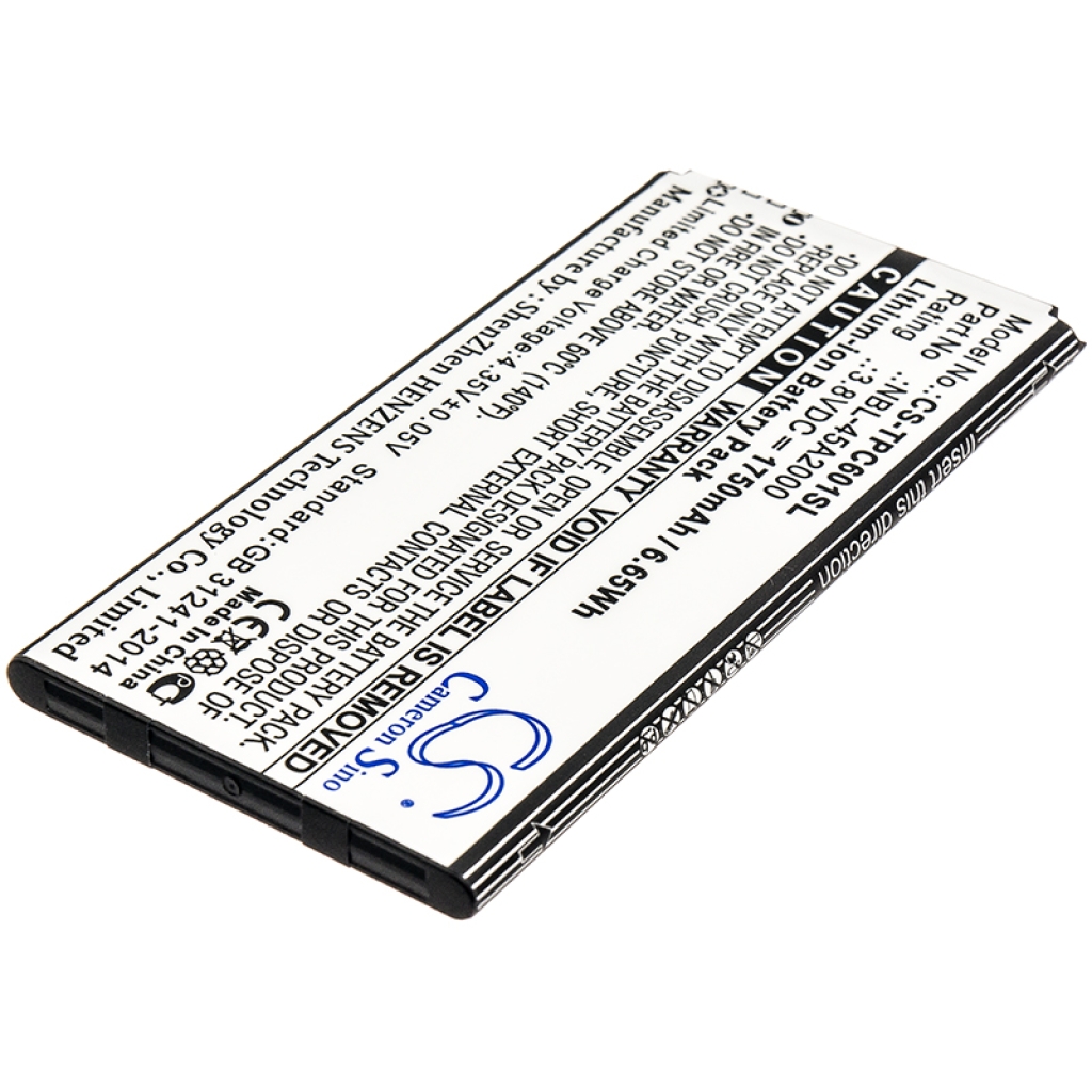 Mobile Phone Battery Neffos TP601C (CS-TPC601SL)