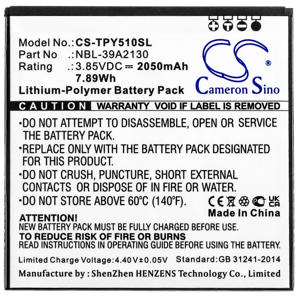 Mobiltelefon akkumulátorok Neffos TP802A-3 (CS-TPY510SL)