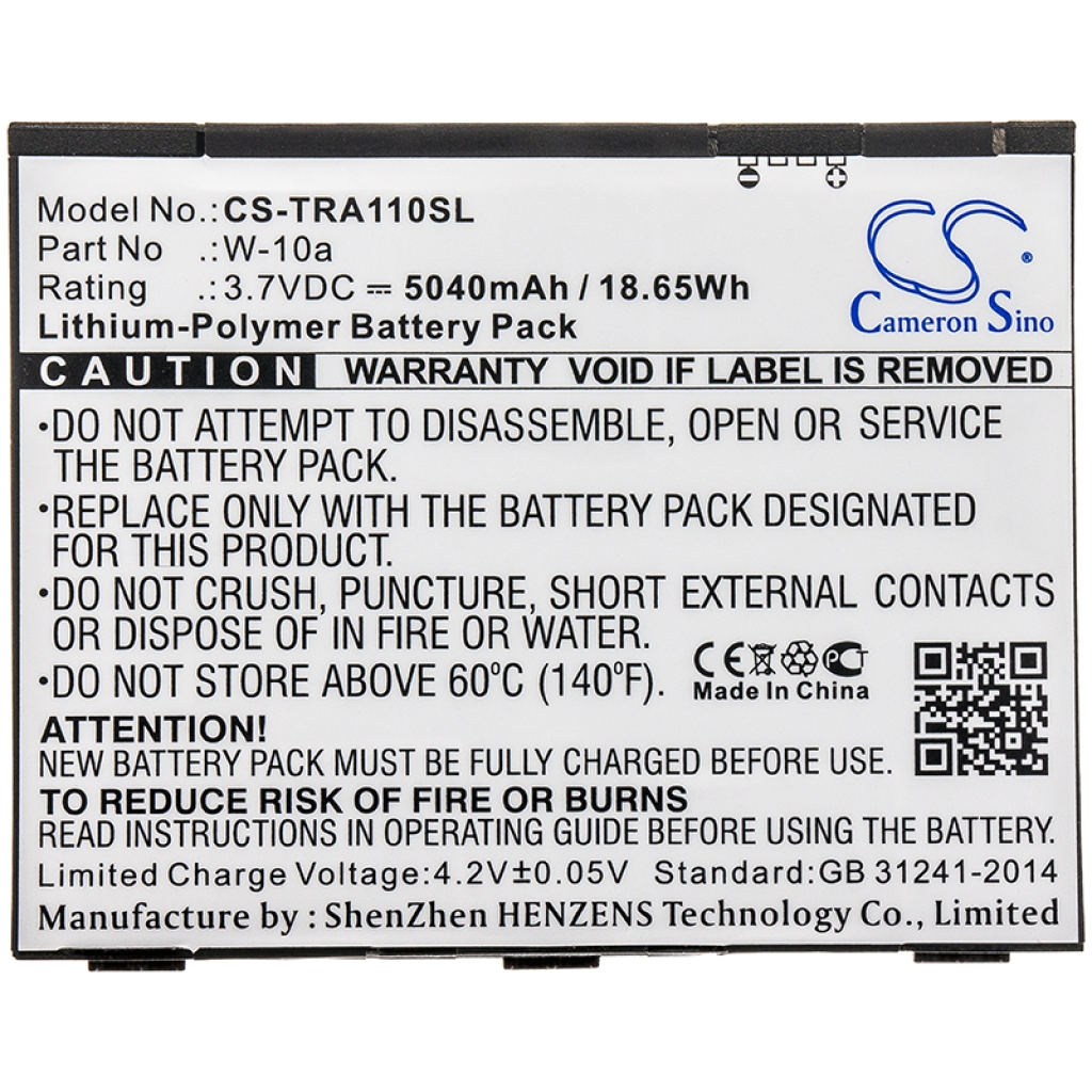 Battery Replaces W-10a
