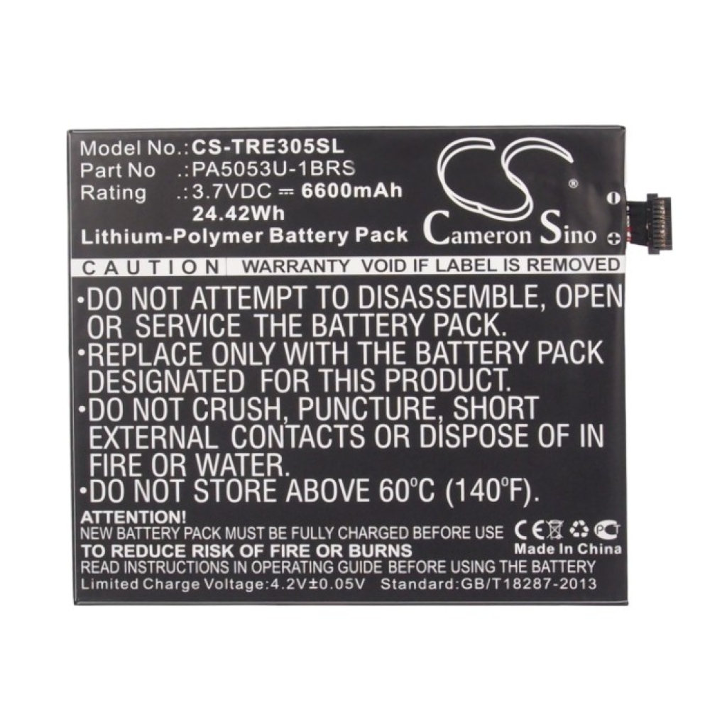 Battery Replaces PA5053U-1BRS