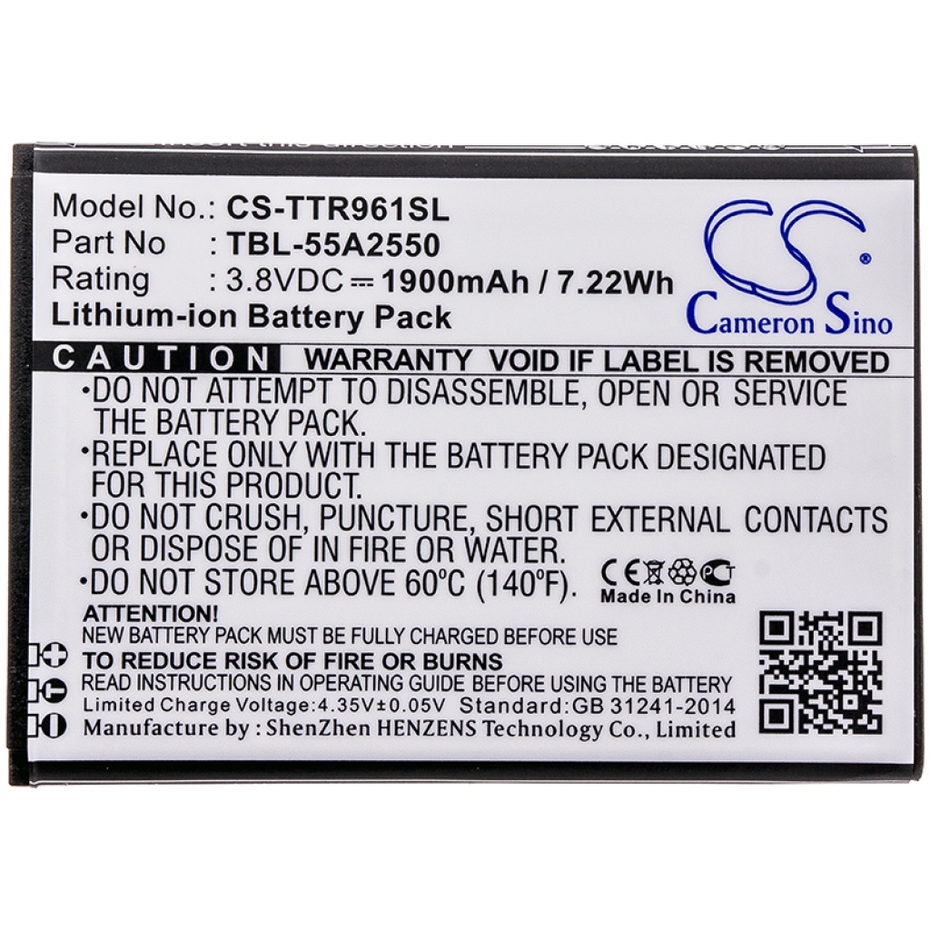 Battery Replaces TBL-55A2550