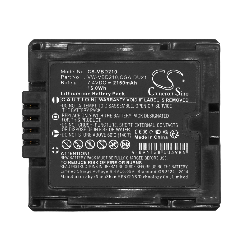 Camera Battery Panasonic NV-GS180EG-S