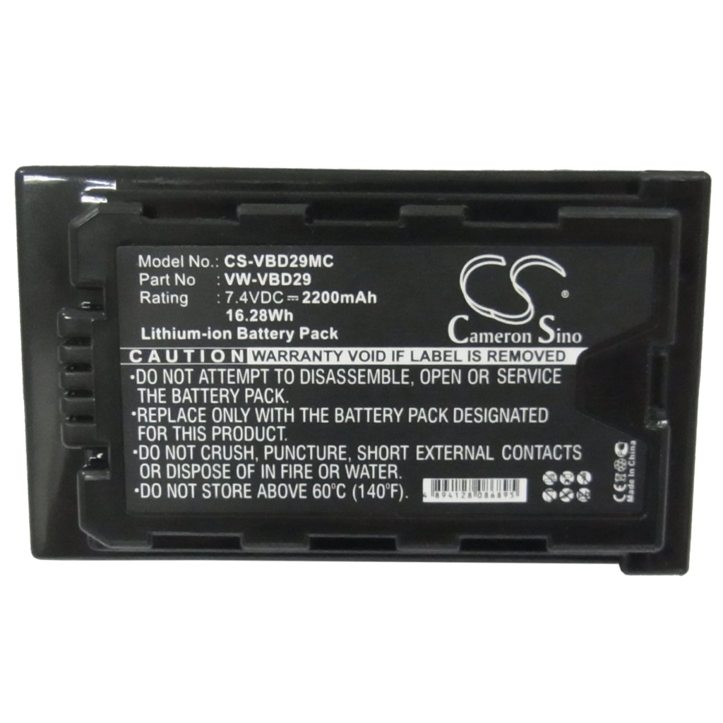 Camera Battery Panasonic CS-VBD29MC