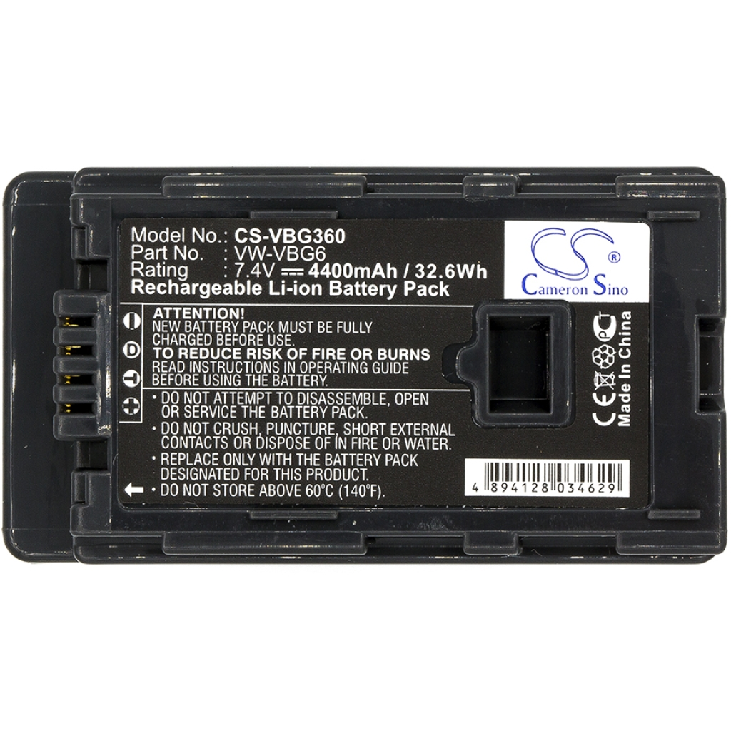 Camera Battery Panasonic HDC-TM750