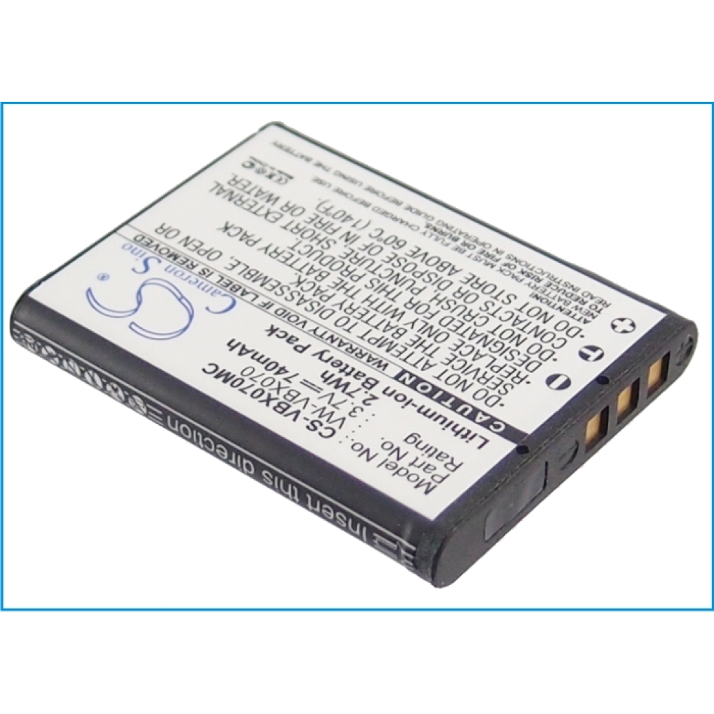 Camera Battery Panasonic CS-VBX070MC