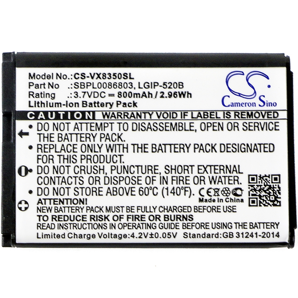 Mobile Phone Battery MetroPCS CS-VX8350SL