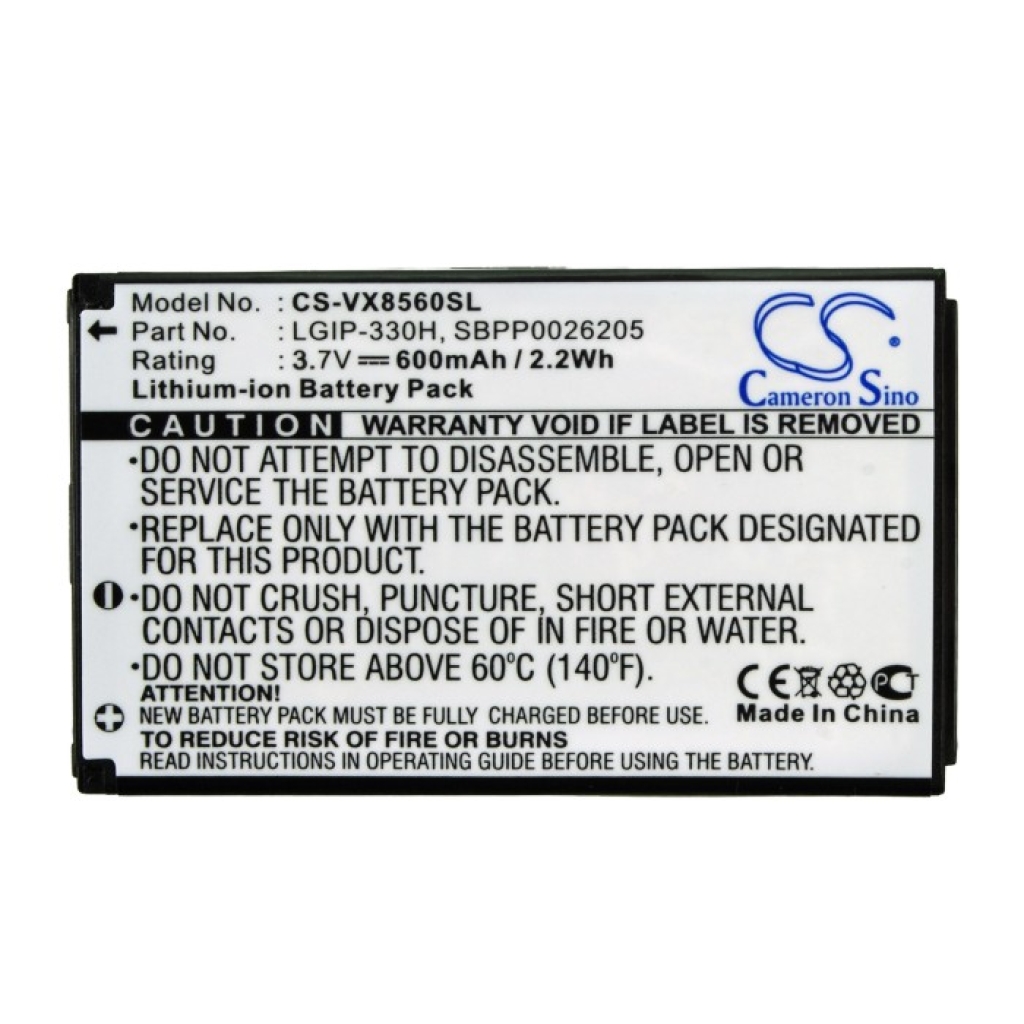 Mobile Phone Battery LG CS-VX8560SL