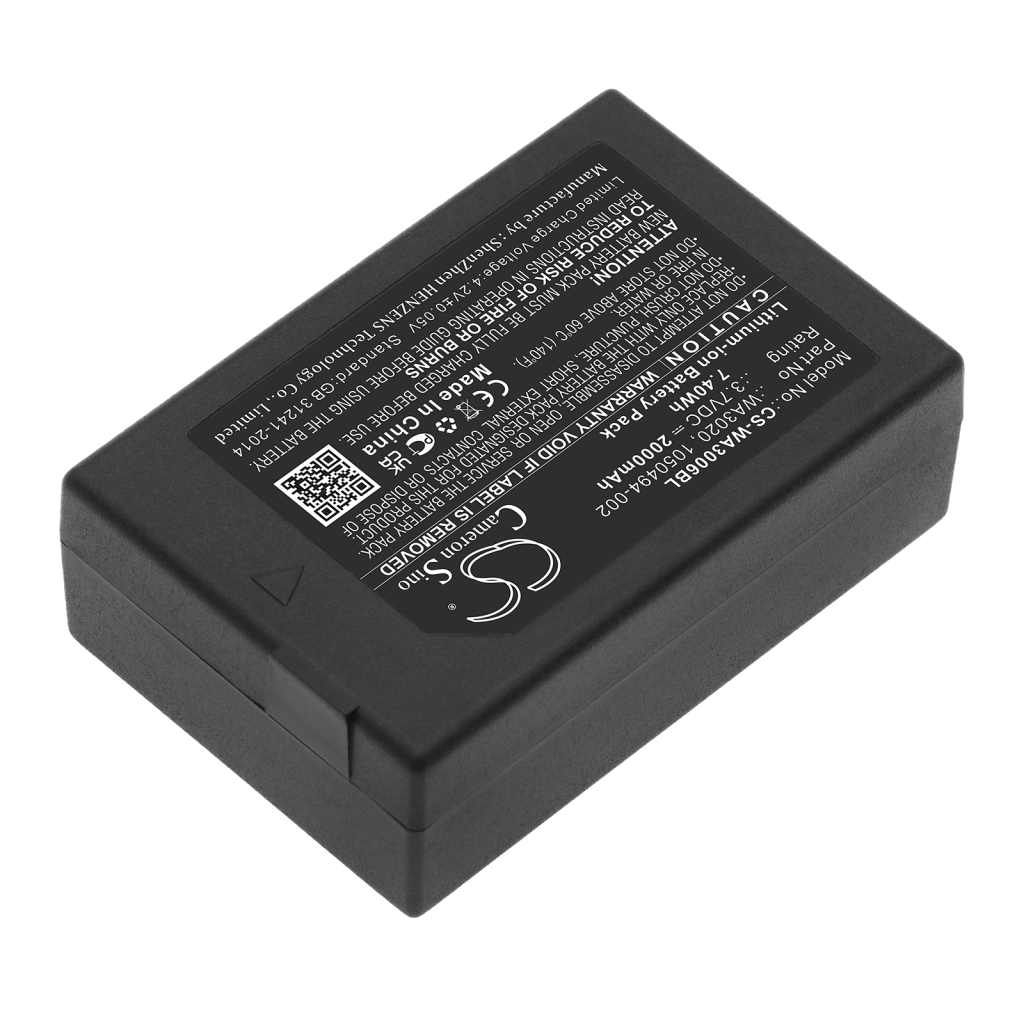 BarCode, Scanner Battery Zebra CS-WA3006BL