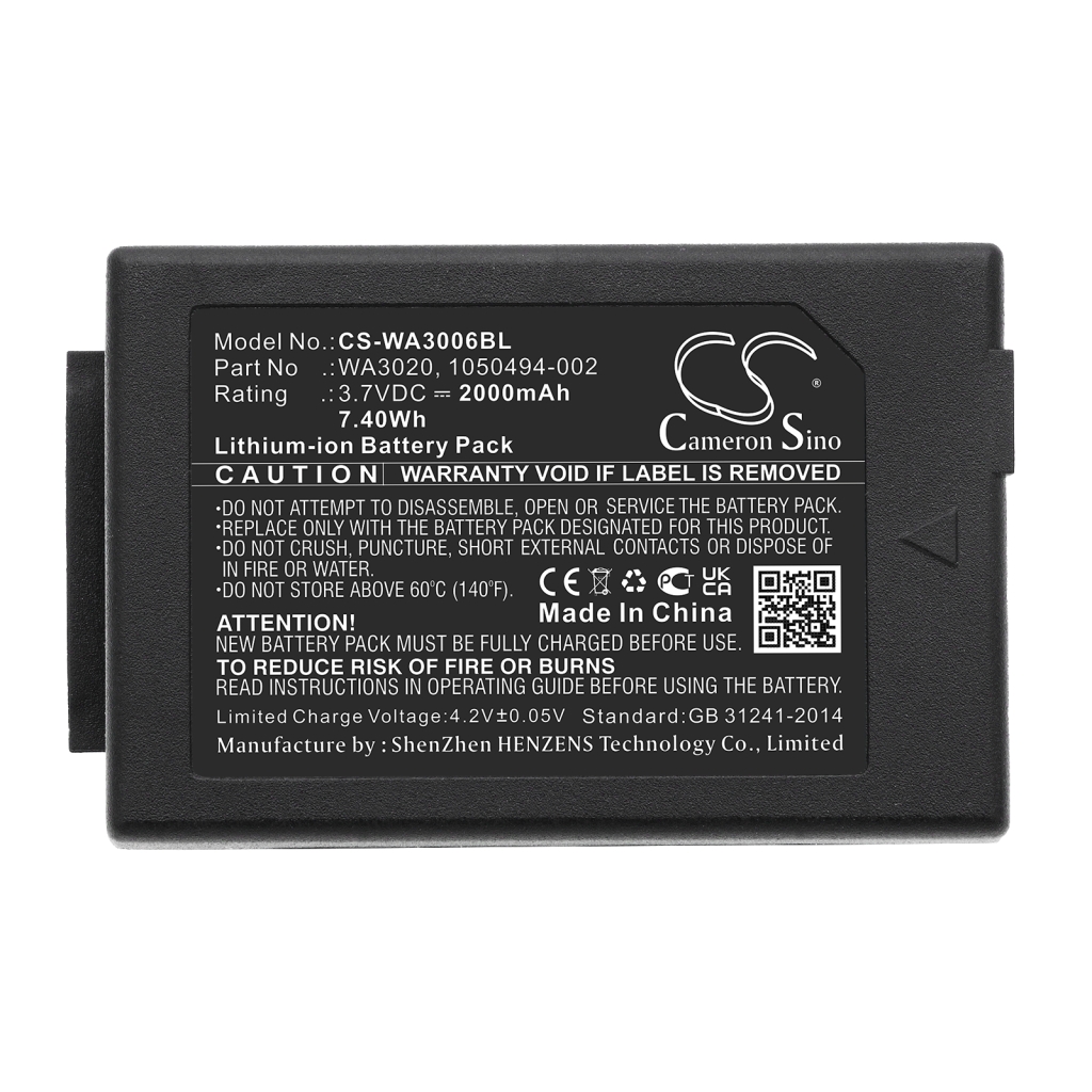 Battery Replaces 1050494-002