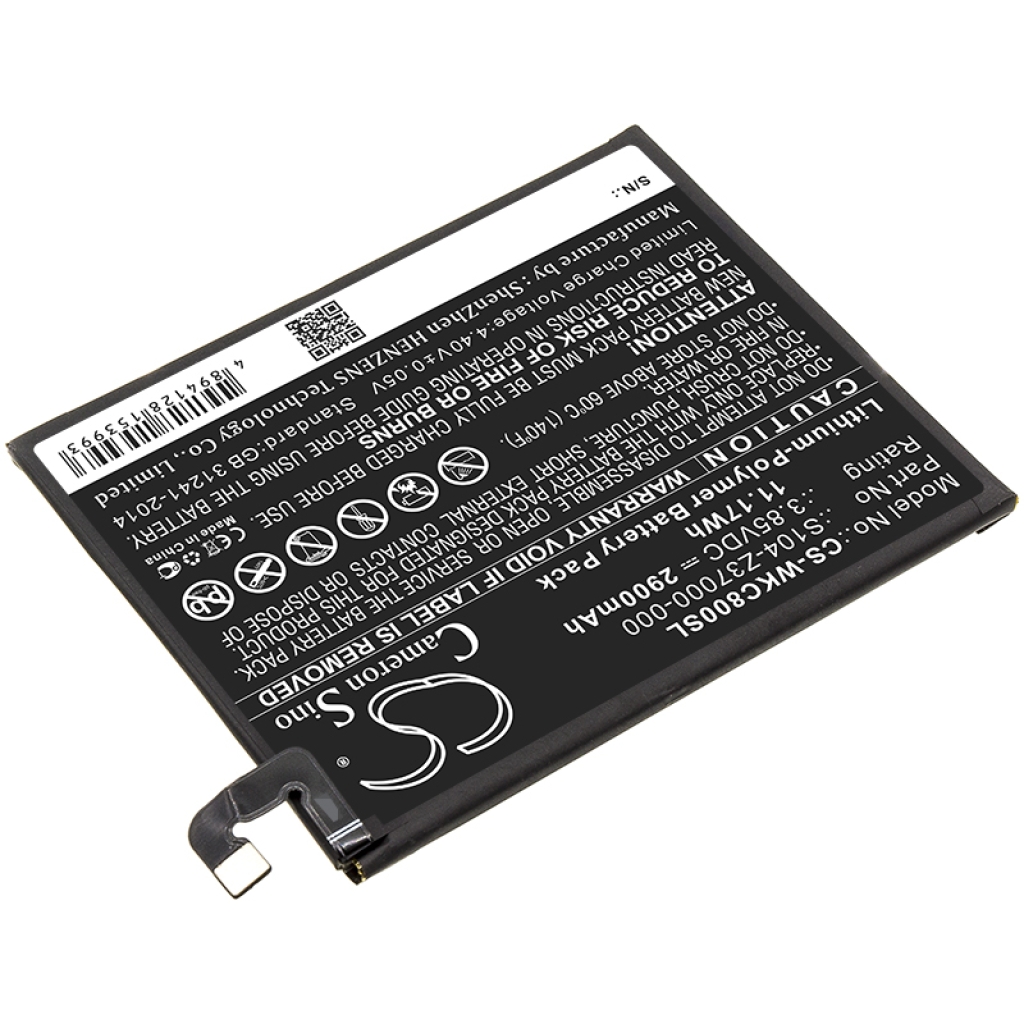 Mobile Phone Battery Wiko CS-WKC800SL