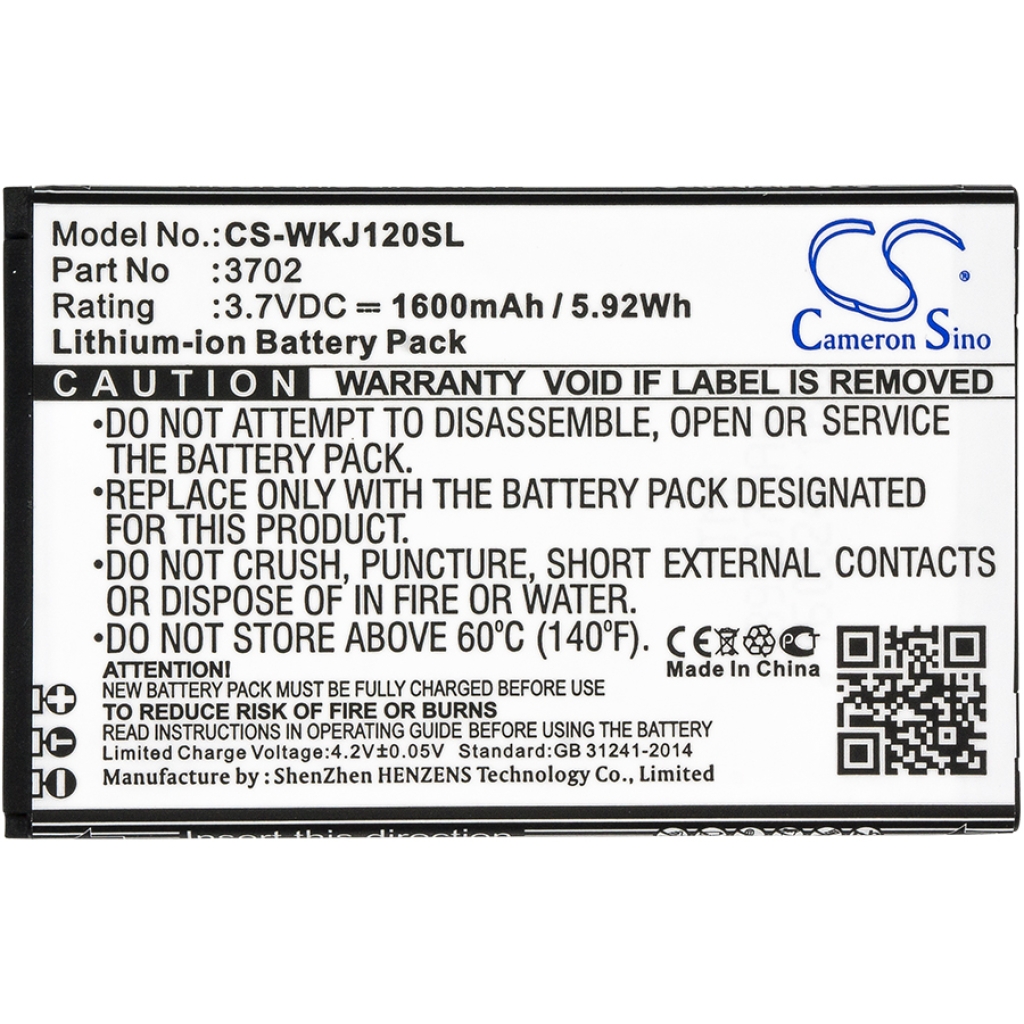 Mobile Phone Battery Wiko Lenny 2 (CS-WKJ120SL)