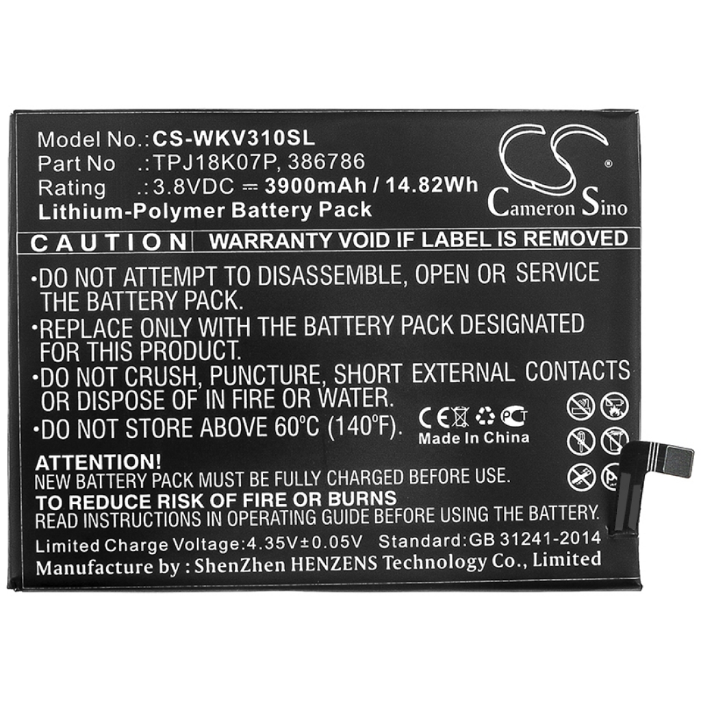 Battery Replaces TPJ18K07P