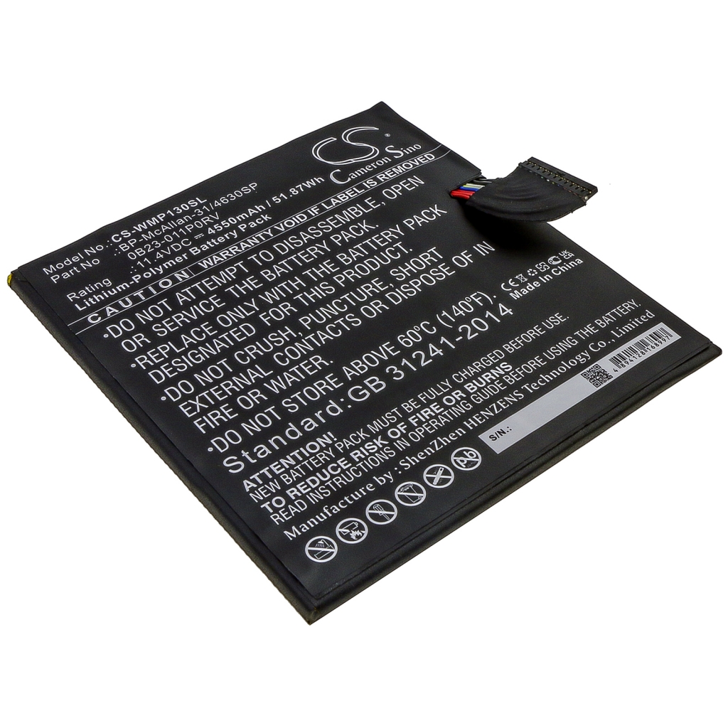 Tablet Battery Wacom CS-WMP130SL