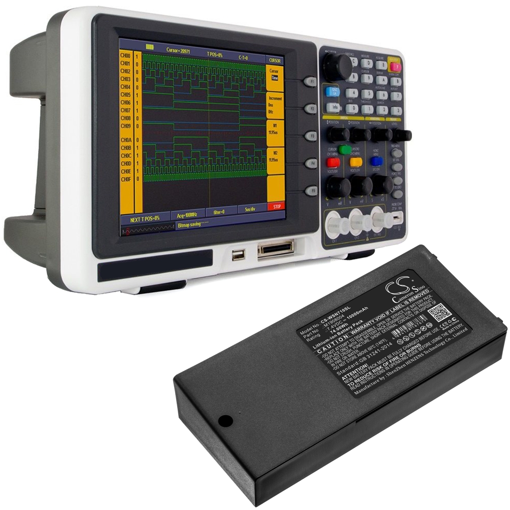 Power Tools Battery Owon Powers MSO Oscilloscopes (CS-WSN710SL)