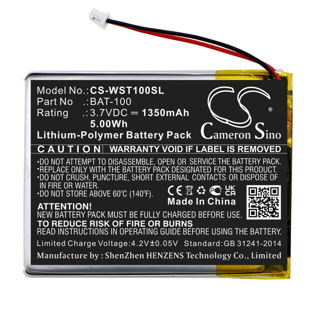 Battery Replaces BAT-100-KT-SVC