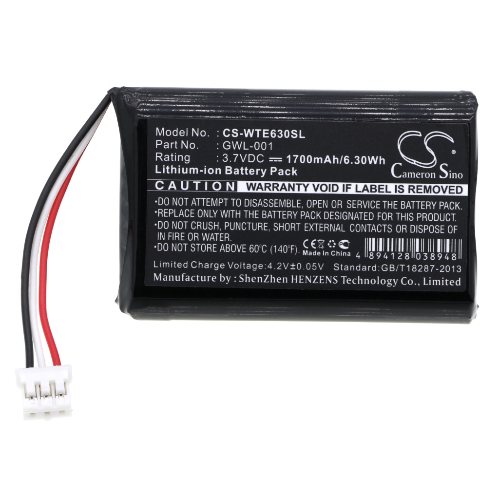 Tablet Battery Wacom CTE-620BT (CS-WTE630SL)