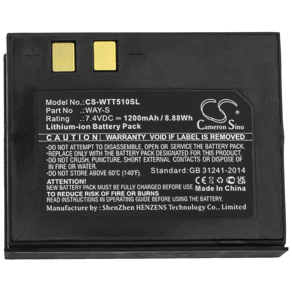 Printer Battery Way systems CS-WTT510SL