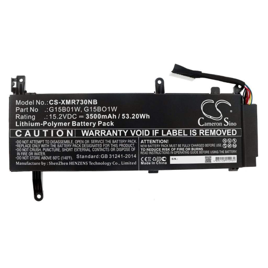 Battery Replaces G15BO1W