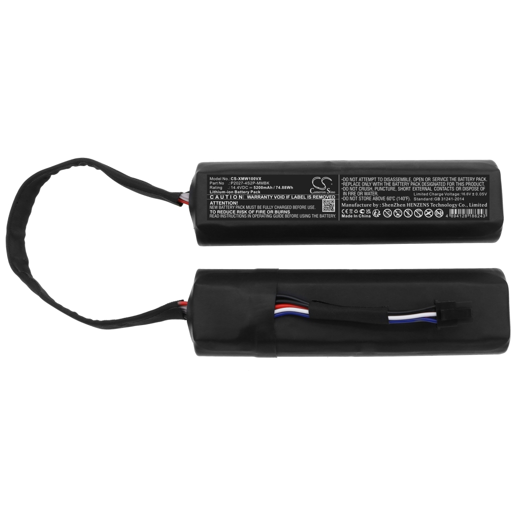 Battery Replaces P2027-4S2P-MMBK