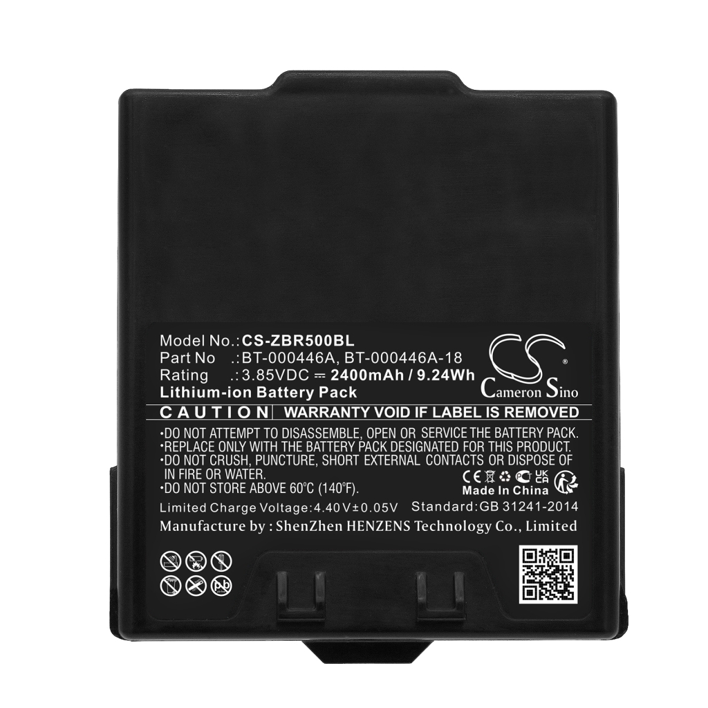 BarCode, Scanner Battery Zebra CS-ZBR500BL
