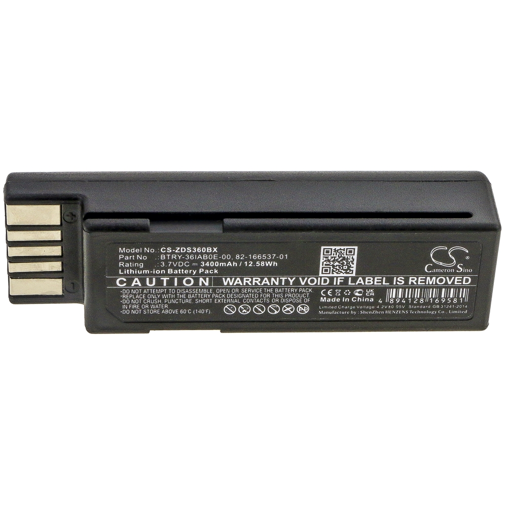 BarCode, Scanner Battery Zebra CS-ZDS360BX