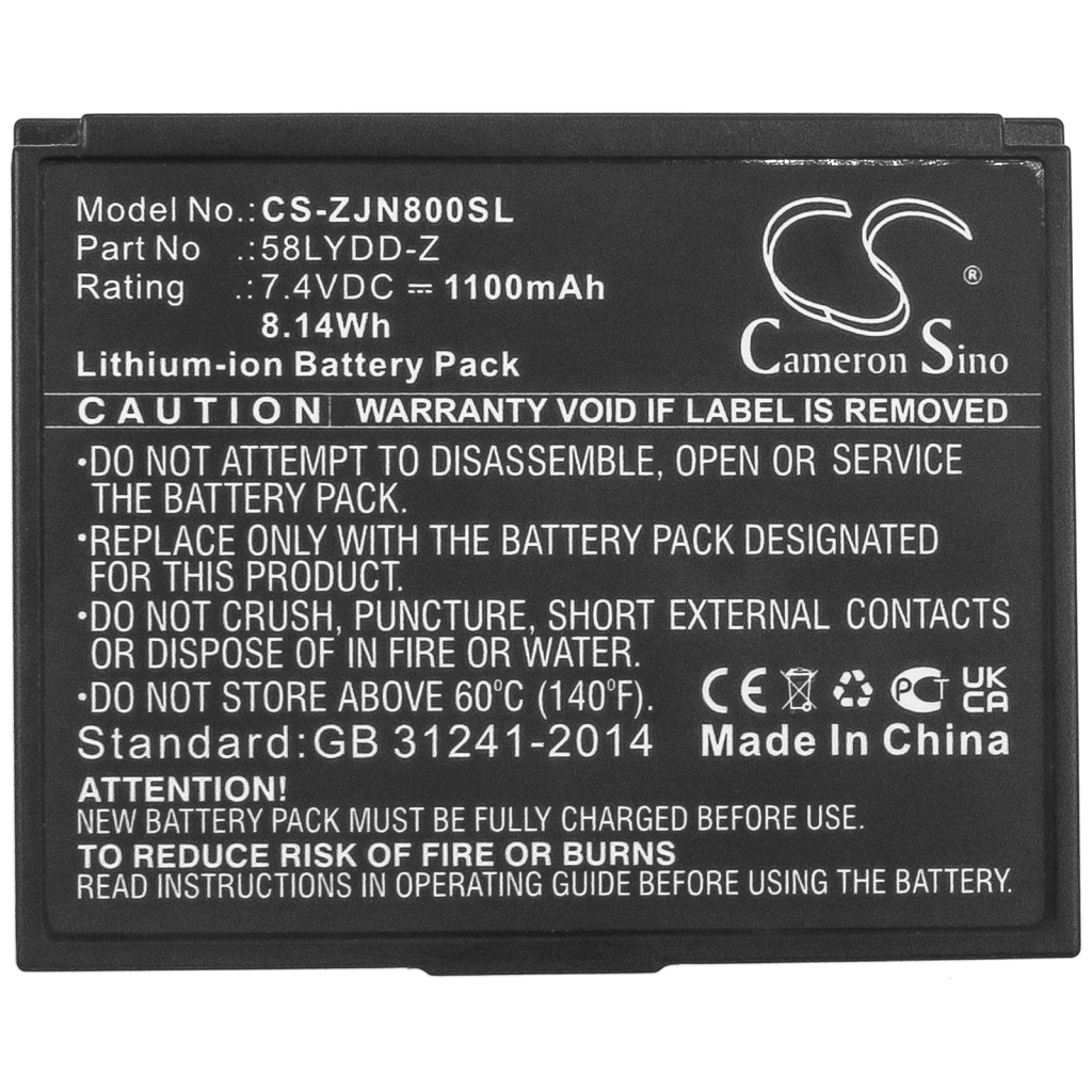 Batteries Printer Battery CS-ZJN800SL