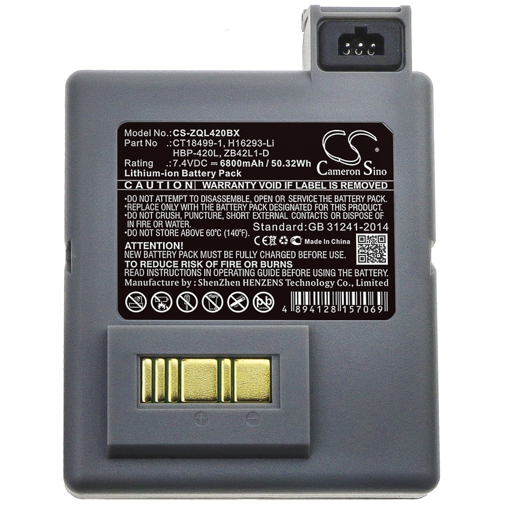 Batteries Printer Battery CS-ZQL420BX