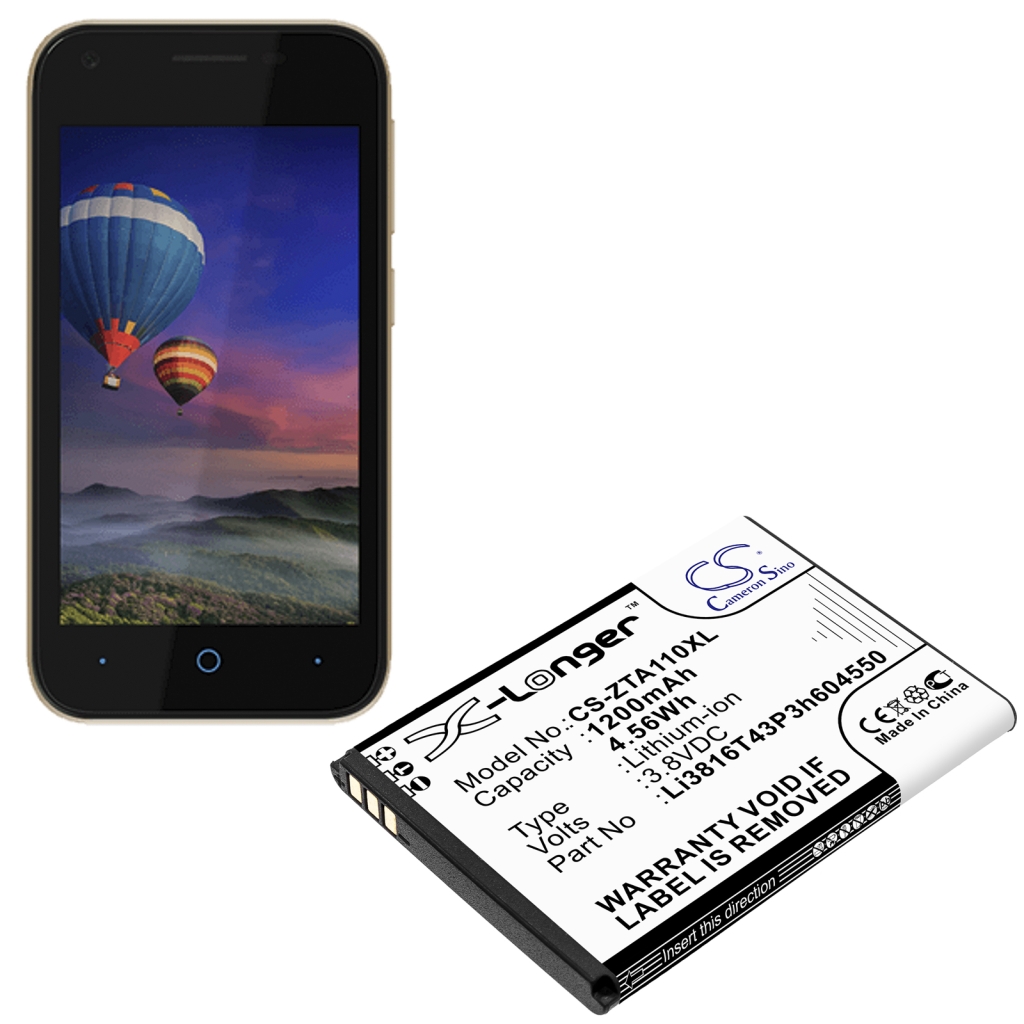 Mobile Phone Battery ZTE CS-ZTA110XL