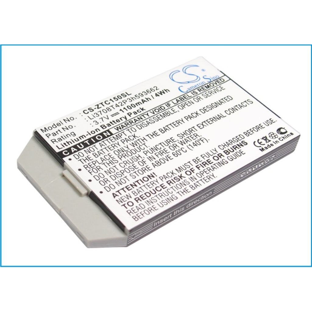 Mobile Phone Battery Telstra E150 (CS-ZTC150SL)