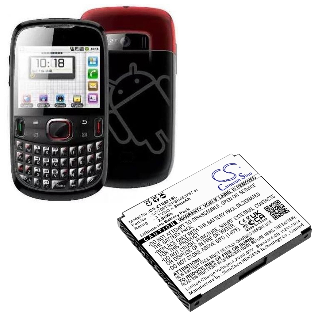 Mobiltelefon akkumulátorok ZTE CS-ZTE821SL