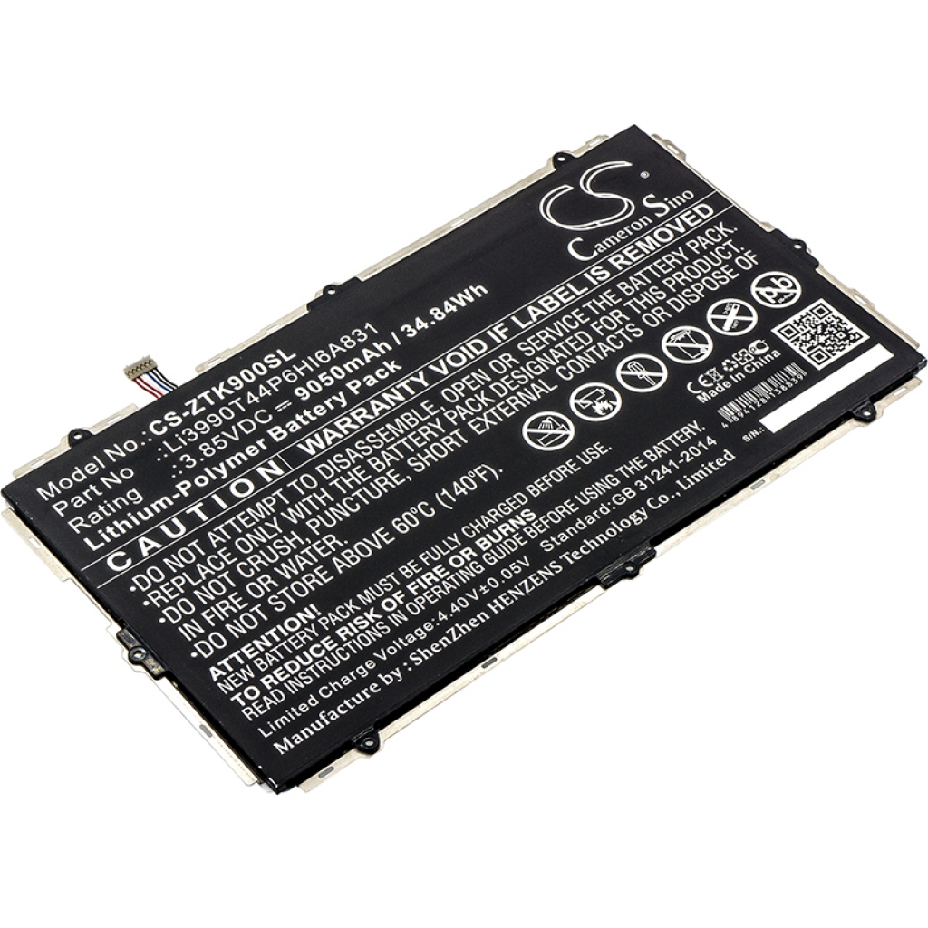 Tablet Battery ZTE ZPAD 10.1 (CS-ZTK900SL)